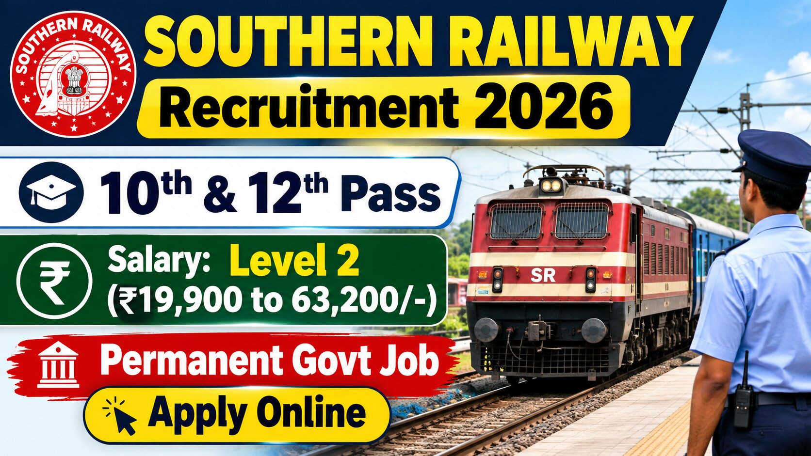 Southern Railway Scouts and Guides Quota Recruitment 2026