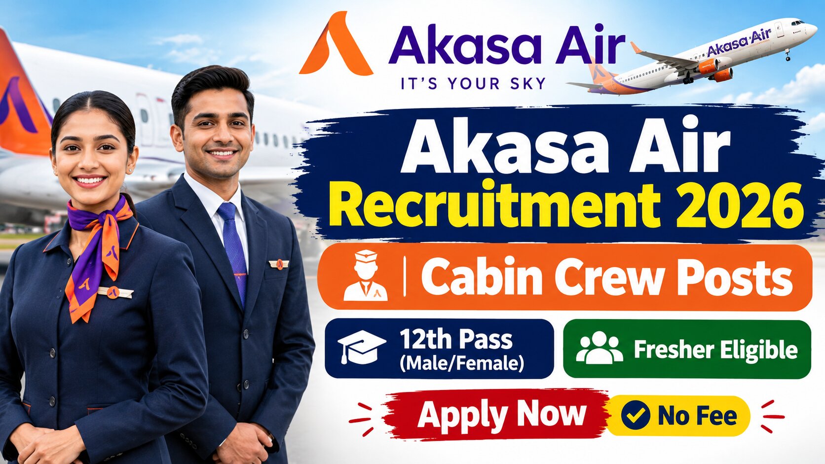 Akasa Air Cabin Crew Recruitment 2026