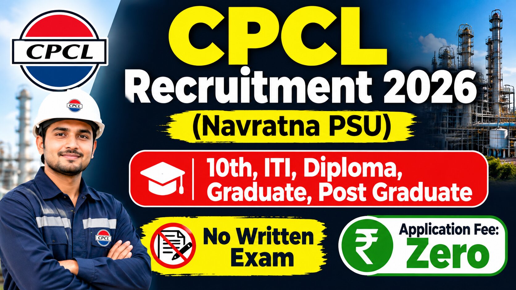 CPCL Apprentice Recruitment 2026