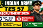 Indian Army TES 57 Recruitment 2026