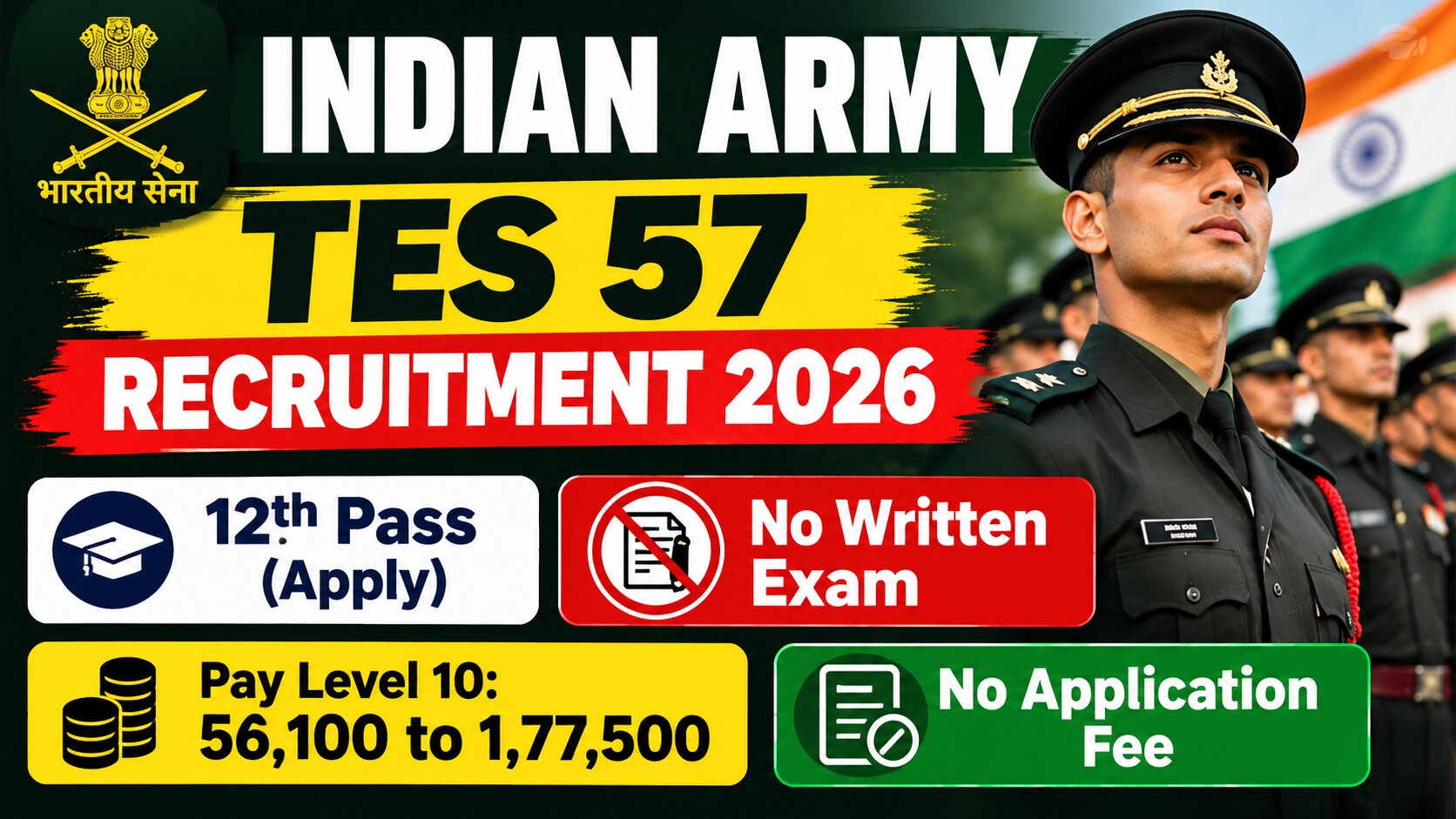 Indian Army TES 57 Recruitment 2026