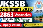 JKSSB Class IV MTS Recruitment 2026